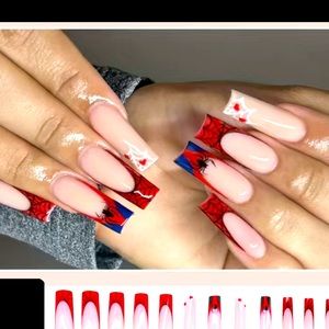 Spider-Man nails press on